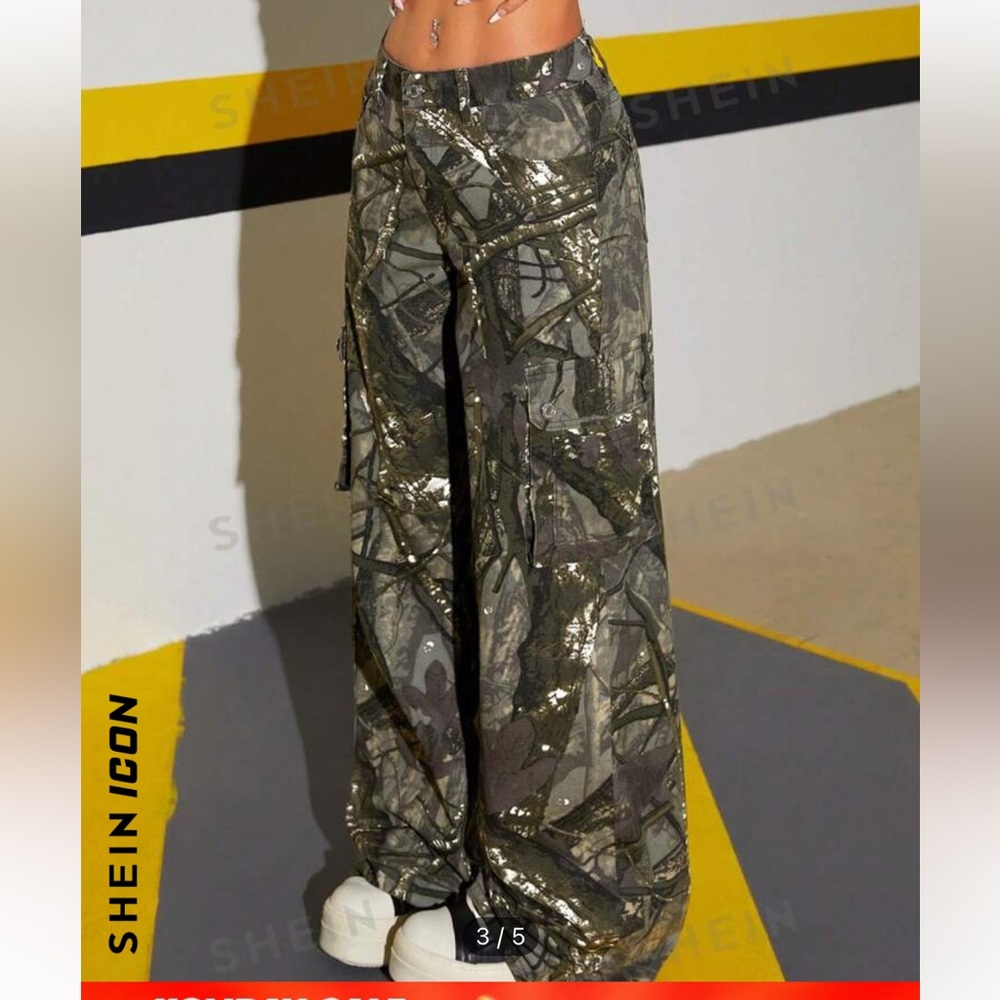 Shein camo cargo jeans